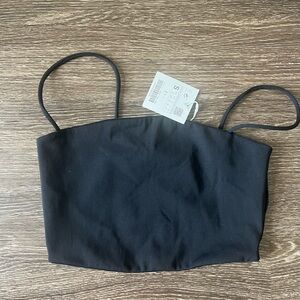Zara Black Crop Top